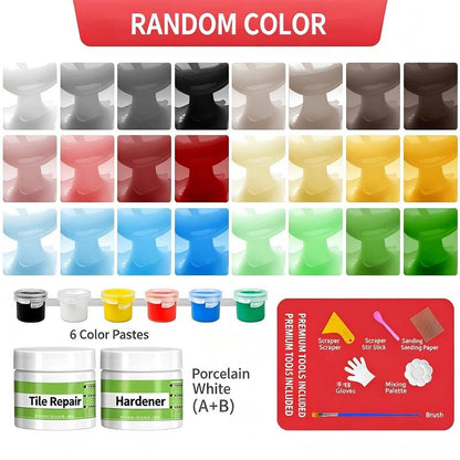 Kit de Reparo de Rejunte ile – Apague Rachaduras, Restaure o Brilho 🧱✨ Reparo de nível profissional em minutos – sem habilidades, sem sujeira, apenas resultados perfeitos! 🛠️💎