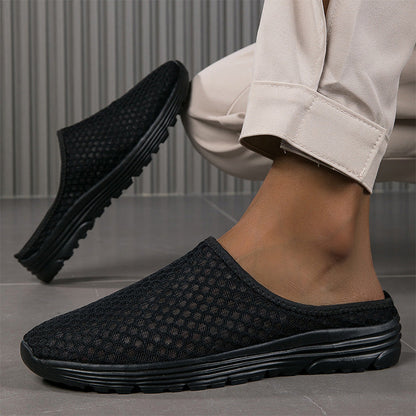 👟☁️Chinelo casual de malha respirável e confortável – 50% de desconto! Leve, arejado e fácil de calçar – conforto para dentro e fora de casa. 🔥☀️