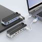 Suporte dobrável para laptop com hub USB de 4 portas