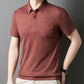 Camisa masculina texturizada de manga curta
