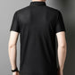 Camisa masculina texturizada de manga curta