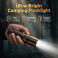 🔥🔥Lanterna LED recarregável de alta potência com zoom telescópico para camping