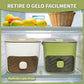 ⏱️ Cubos de gelo instantâneos em segundos – basta pressionar e soltar! 🧊✨