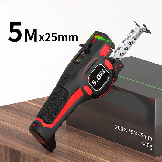 🔥🔥Fita métrica 2 em 1 com guia laser
