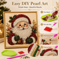 🎨💎Kit de Pintura de Natal com Pérolas e Strass