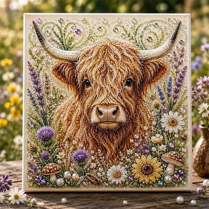 🎄🖤Compras antecipadas Black Friday e presentes de Natal💝🎁---🦉💛 Kit DIY de Arte com Pérolas de Vaca das Terras Altas – Artesanato relaxante para criar obras de arte costeiras deslumbrantes 📦