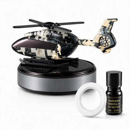 ⏳Difusor de aromas para carro helicóptero rotativo movido a energia solar