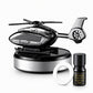 ⏳Difusor de aromas para carro helicóptero rotativo movido a energia solar