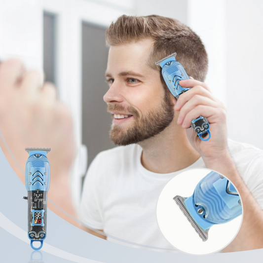 ✨✨Conjunto de Máquina de Cortar Cabelo Elétrica Sem Fios
