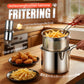 ✨Fritadeira multifuncional 304 em aço inoxidável✨Qualidade de restaurante em casa🍟
