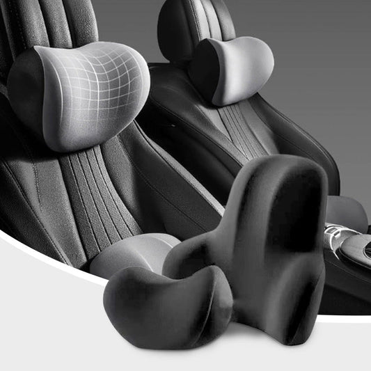 ⏳Desconto de 50% por tempo limitado⏰Encosto de cabeça e apoio lombar em espuma viscoelástica para cadeira auto🚗🛋️