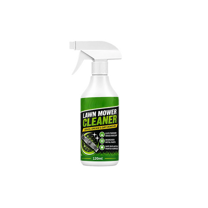 🔥 Spray de limpeza de corta-relva de ação rápida – Fórmula espumante que dissolve gordura e relva – Ideal para peças de metal, plástico e pintadas 🌿🛠️