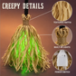 🧙 Vassoura de bruxa animada para decoração de Halloween com luzes e sons