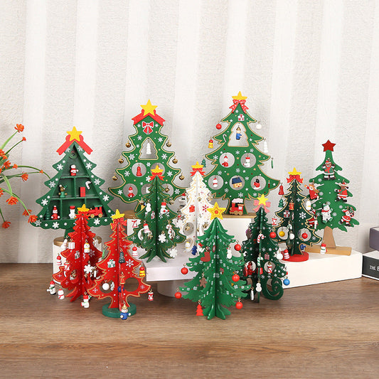 🎄 POR TEMPO LIMITADO - 50% DESCONTO! 💥 Kit de enfeites de Natal em madeira para montar - Festivo, artesanal e divertido ✨