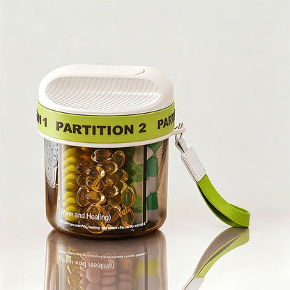 High-Capacity Portable Pill Organizer