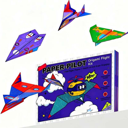 📢Kit criativo de aviões de papel para crianças.