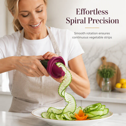 ✨Espiralizador e modelador manual de legumes para esculpir rosas.