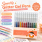 🎨 Conjunto de canetas com glitter de secagem rápida para cartões, agendas e álbuns de recortes