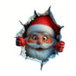 🎄❄️Promoção de Natal antecipada: 50% de desconto!!🎅Autocolante de parede criativo de Natal, desenho animado do Pai Natal, decoração natalícia para casa