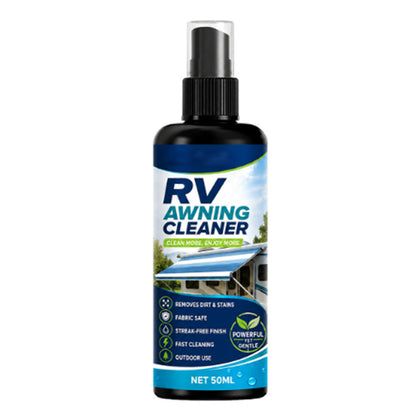 🚐 Produto de limpeza potente para toldos de roulottes, remove mofo, sujidade e manchas.
