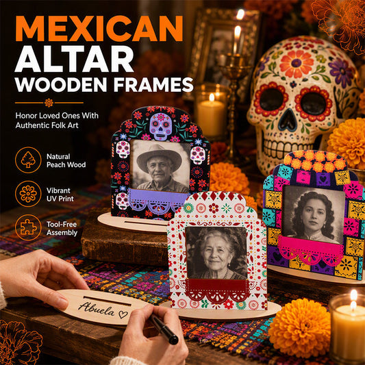 ✨Moldura decorativa para as fotos do Dia dos Mortos