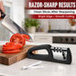 🥳PROMOÇÃO IMPERDÍVEL! Afiador de facas de cozinha 4 em 1 com múltiplos estágios🔪🏠