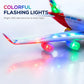 ✈️ 50% DESCONTO POR TEMPO LIMITADO! ✨ Avião de Brinquedo Elétrico com Som e Luzes LED – Sistema "Bate e Volta", Estimulação Sensorial e Resistente a Impactos 🎵