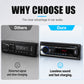 🎁💥Último dia da oferta especial por tempo limitado: 50% de desconto!! 🚗Rádio Bluetooth para automóvel – Bluetooth 5.0, duas portas USB, compatível com áudio sem perdas (FLAC/APE), chamadas em modo mãos-livres📻✨