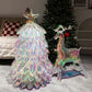 Decoração de árvore de Natal insuflável 3D