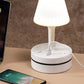 💡 Candeeiro de cabeceira com tomadas CA e portas USB