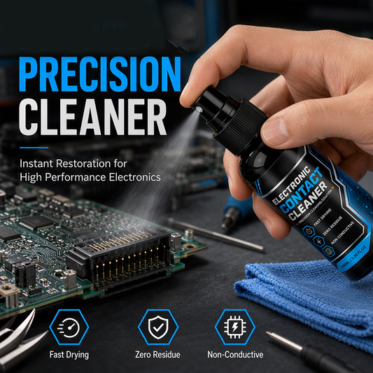 💞Mais de 50.000 unidades vendidas! ⚡🧼 50% de desconto! Produto de limpeza de contactos de secagem rápida – sem resíduos. Ideal para placas de circuito impresso, portas USB e HDMI – restaura a condutividade ideal! 🔧✨