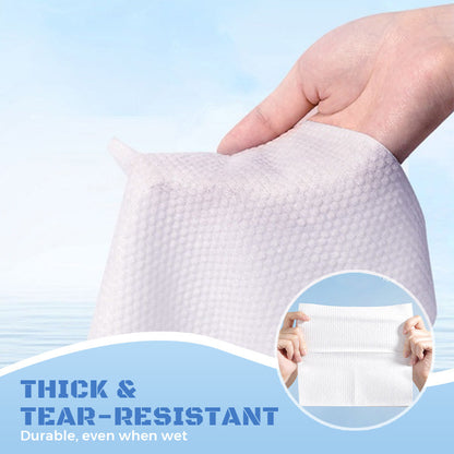 💦Toalhinhas descartáveis extra grossas para limpeza (50 folhas)