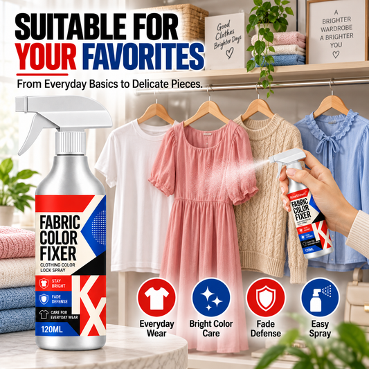 ✨Spray Eficaz para Fixar a Cor da Roupa