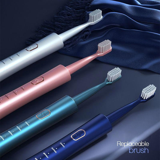 💞 Mais de 50.000 unidades vendidas! 🦷⚡ Oferta a metade do preço! Escova de dentes elétrica inteligente — 31.000 vibrações por minuto, com temporizador inteligente e sensor de pressão. Compre uma e receba 6 cabeças de escova grátis! 🛡️💪