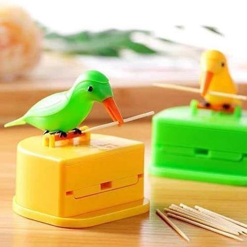💖Oferta Imperdível: 50% Desconto - 🎁Dispensador de Palitos de Dentes BIRD
