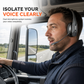 ✨Headset Bluetooth sem fios para call center com cancelamento de ruído ambiental (ENC) e emparelhamento automático, para atendimento ao cliente e camionistas.