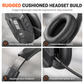 ✨Headset Bluetooth sem fios para call center com cancelamento de ruído ambiental (ENC) e emparelhamento automático, para atendimento ao cliente e camionistas.