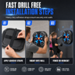 Alvo de Boxe Eletrónico com Música e Treino de Reação e Ritmo para Fitness em Casa e Alívio do Stress