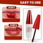 💋 50% DE DESCONTO – Brilho Labial Removível à Prova d'Água | Longa duração, pigmentação intensa & confortáve